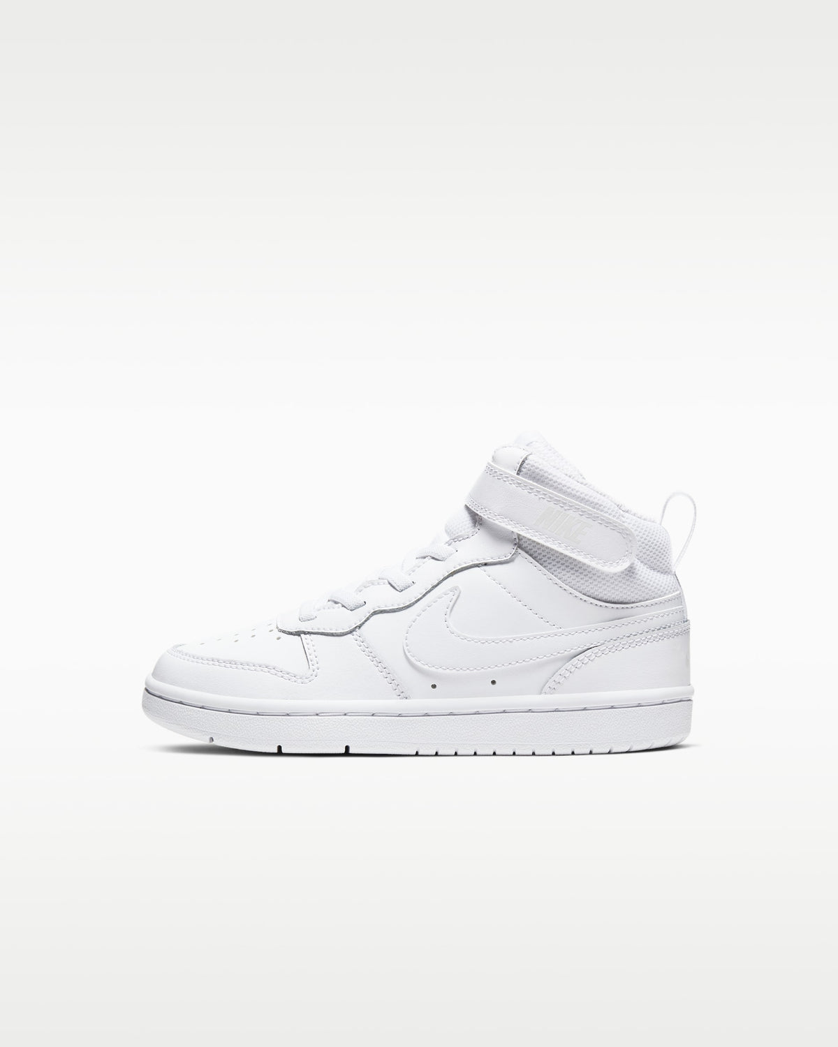 Nike Court Borough Mid 2 (PSV) CD7783-100 — białe White / White / White