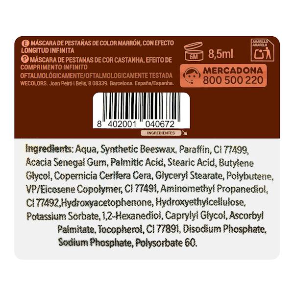 Deliplus Brown Xtrem — brązowy tusz wydłużający, 8,5 ml