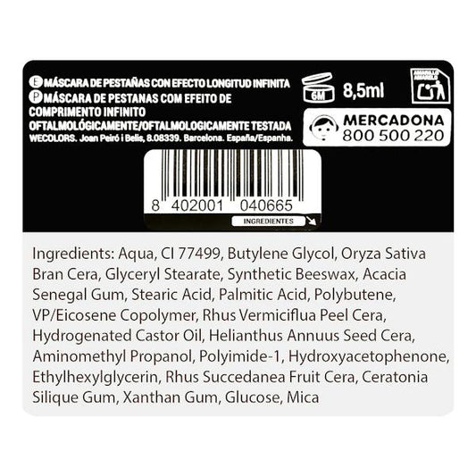 Deliplus Long Xtrem — czarny tusz wydłużający, 8,5 ml