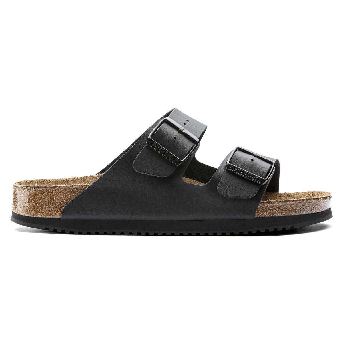 Birkenstock Arizona PROF czarne — widok z boku