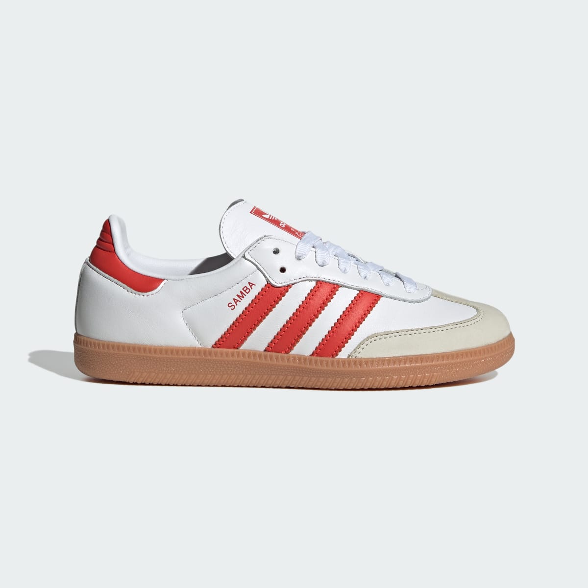 adidas Samba OG W IF6513 — Cloud White / Solar Red / Off White, widok 2