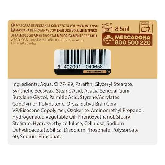 Deliplus Maxi Volume — czarny tusz pogrubiający, 8,5 ml