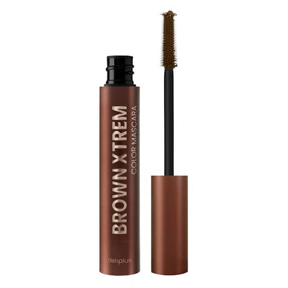 Deliplus Brown Xtrem — brązowy tusz wydłużający, 8,5 ml