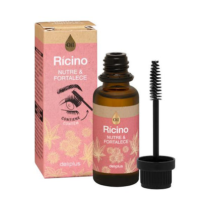 Deliplus olejek rycynowy do rzęs i brwi z aplikatorem, 30 ml